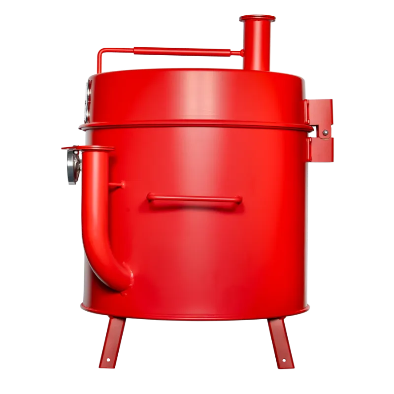 Gateway Smoker Go2 Mini Drum Red Left