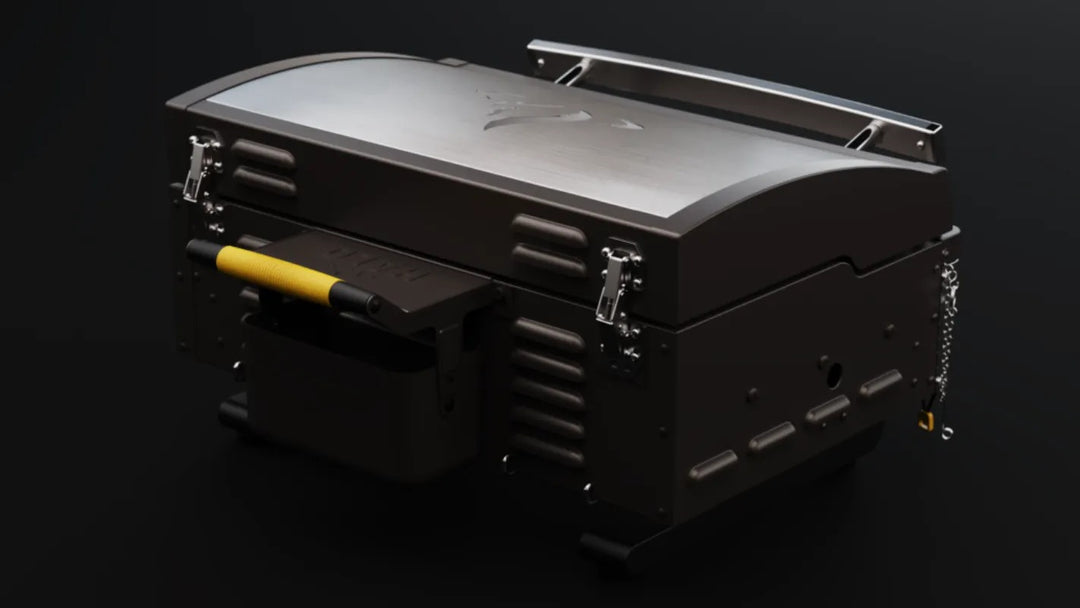 Halo Elite1B Outdoor Griddle XL rear grease management container