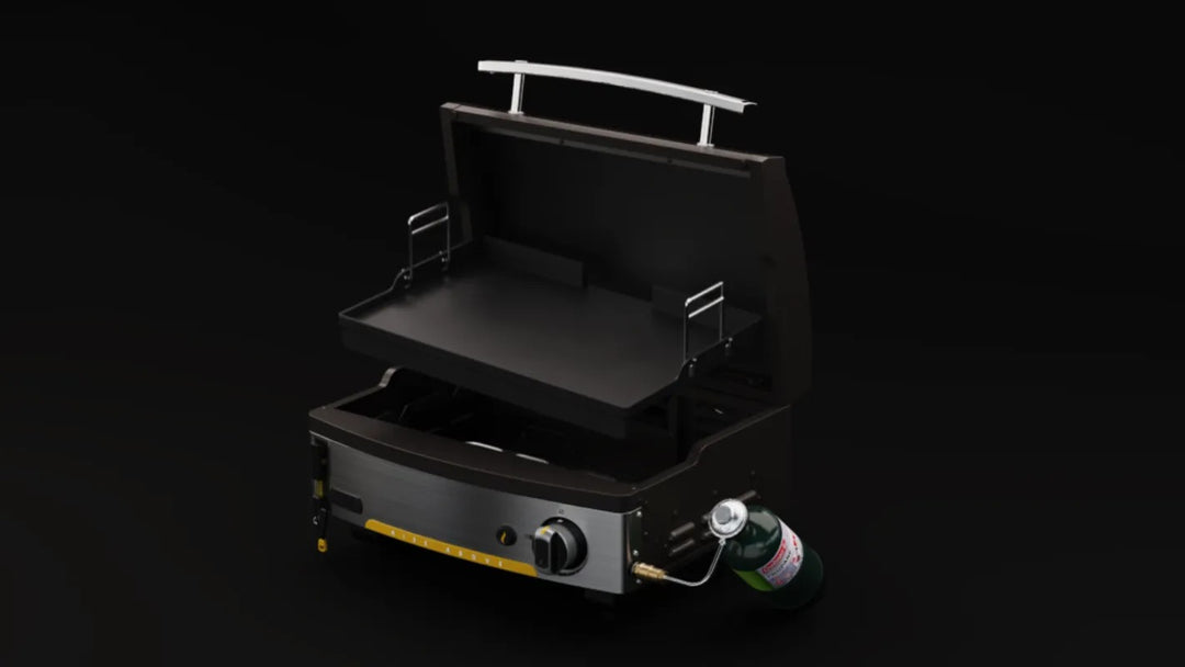 Halo Elite1B Outdoor Griddle windproof design