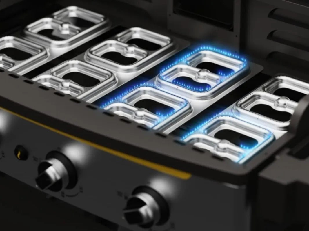 Halo Elite4B Outdoor Griddle Signature burner system