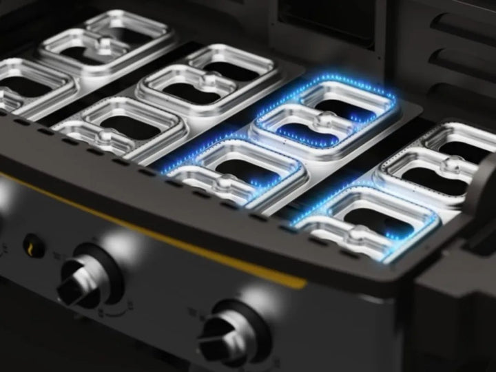Halo Elite4B Outdoor Griddle Signature burner system