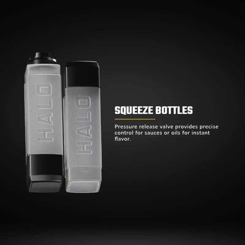 Halo Elite Griddle Kit Squeeze bottles