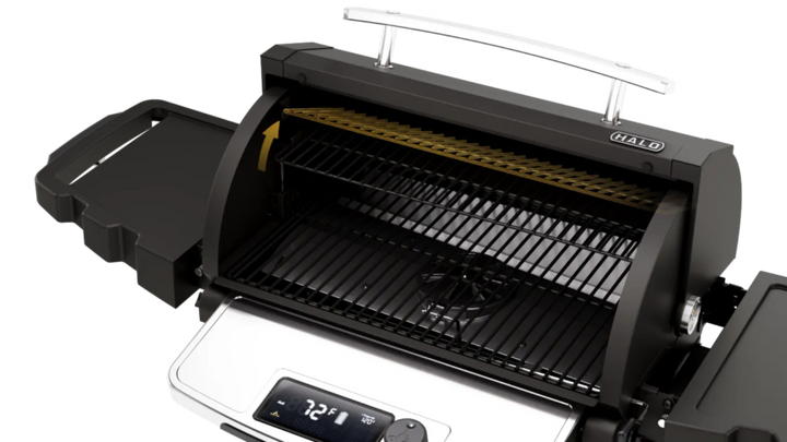 Halo Prime 1100 Pellet Grill Warming Rack Highlight