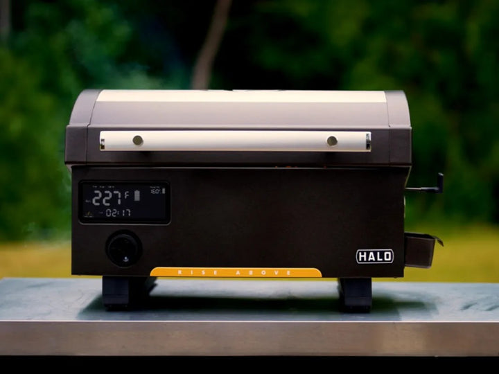 Halo Prime 300 Pellet Grill picnic