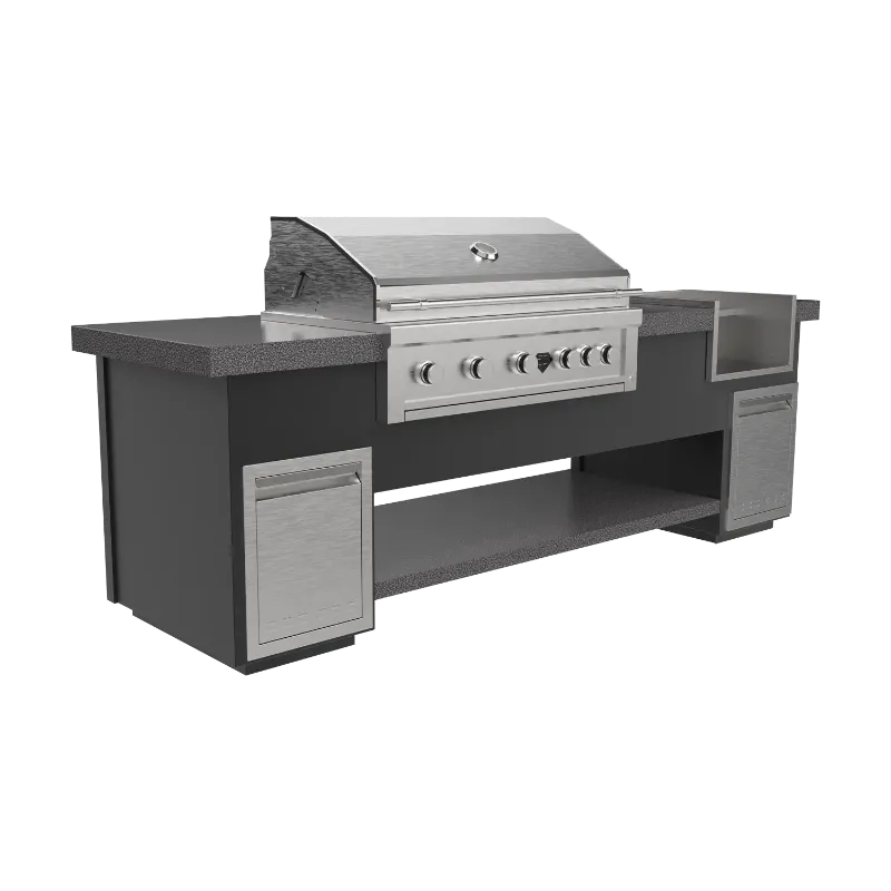 Maestro 108I outdoor kitchen with 42" barbecue grill and margarita center.