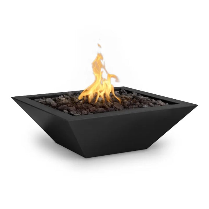 Maya fire bowl black powder coat