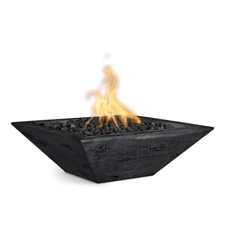 Maya Fire Bowl - Wood Grain Concrete