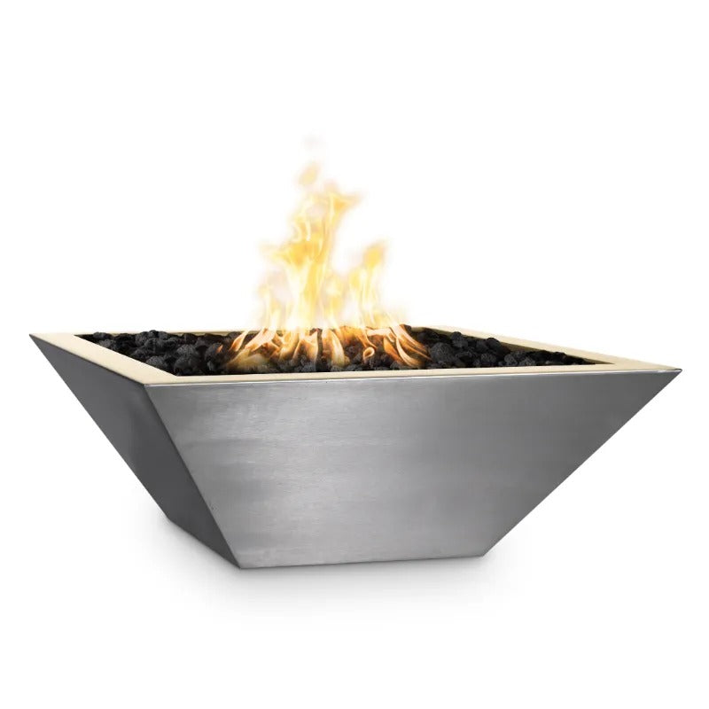 Maya fire bowl stainless steel