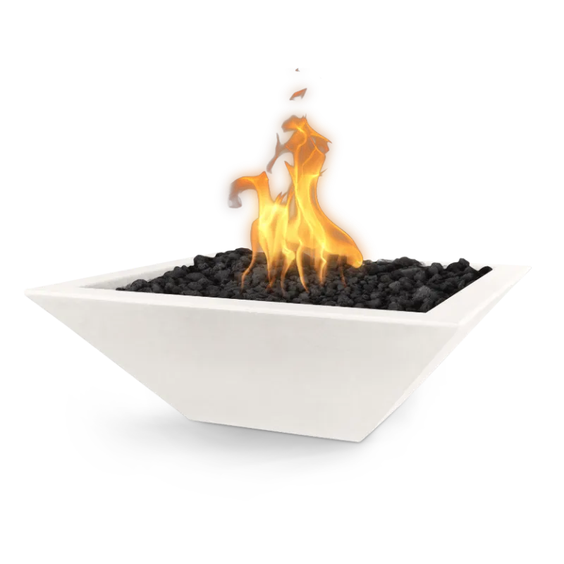 Maya fire bowl white