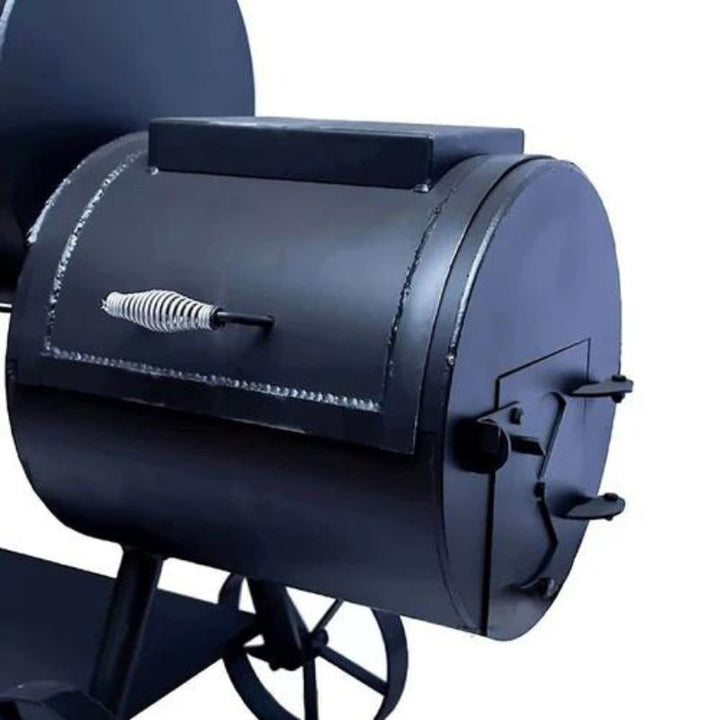Old Country BBQ Brazos Offset Loaded Smoker firebox