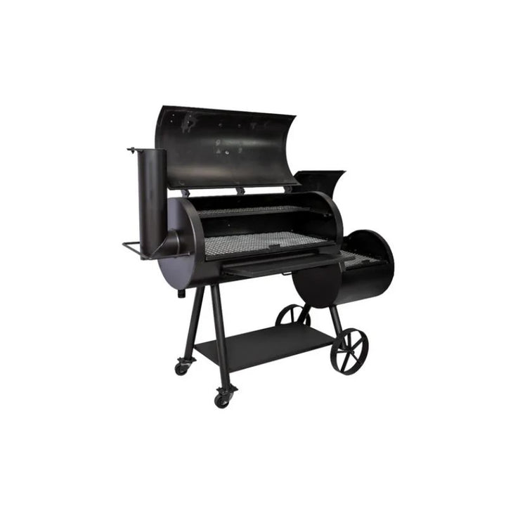Old Country BBQ Brazos Offset Smoke front open