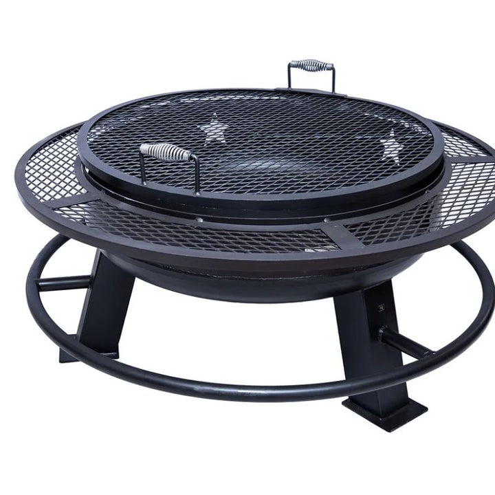 Old Country BBQ Pits 36 inch fire pit front top