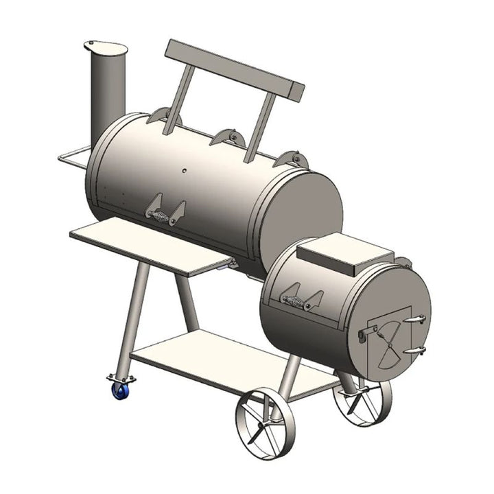 Old Country BBQ Pits Brazos DLX Smoker sketch