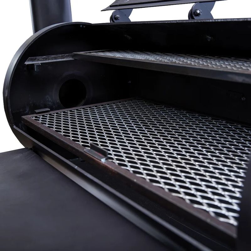Old Country BBQ Pits Brazos Smoker grates inside