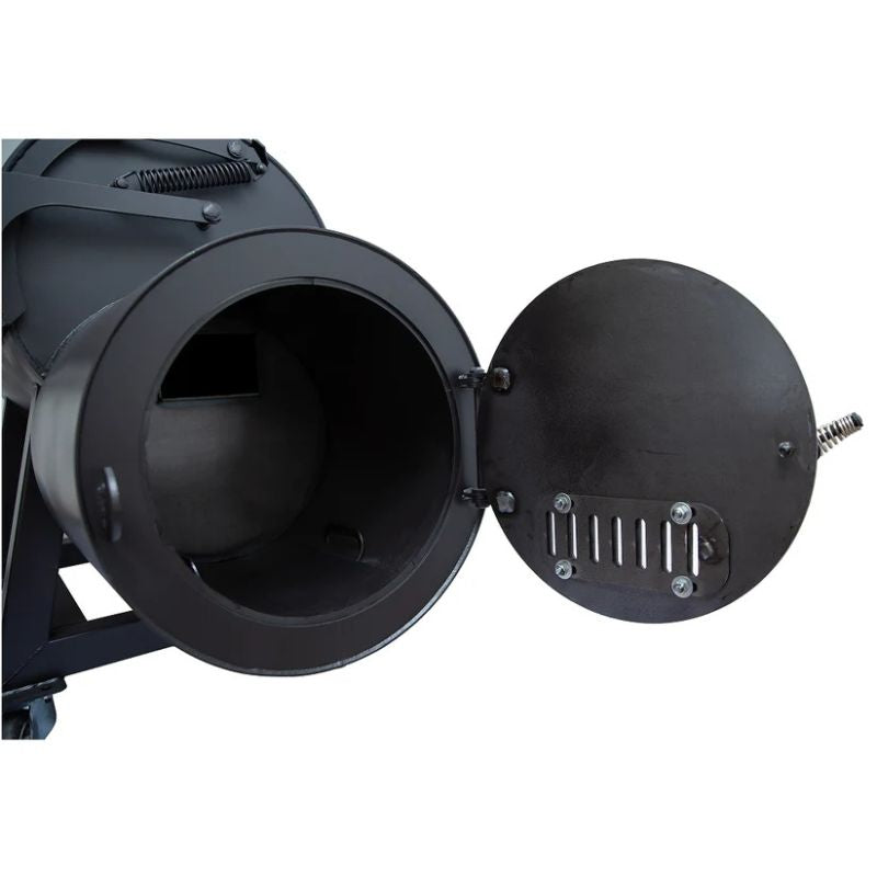 Old Country BBQ Pits G2 24x48 firebox open