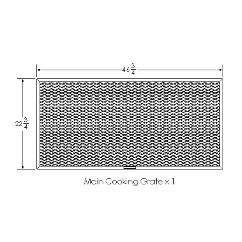 Old Country BBQ Pits G2 24x48 main grate size