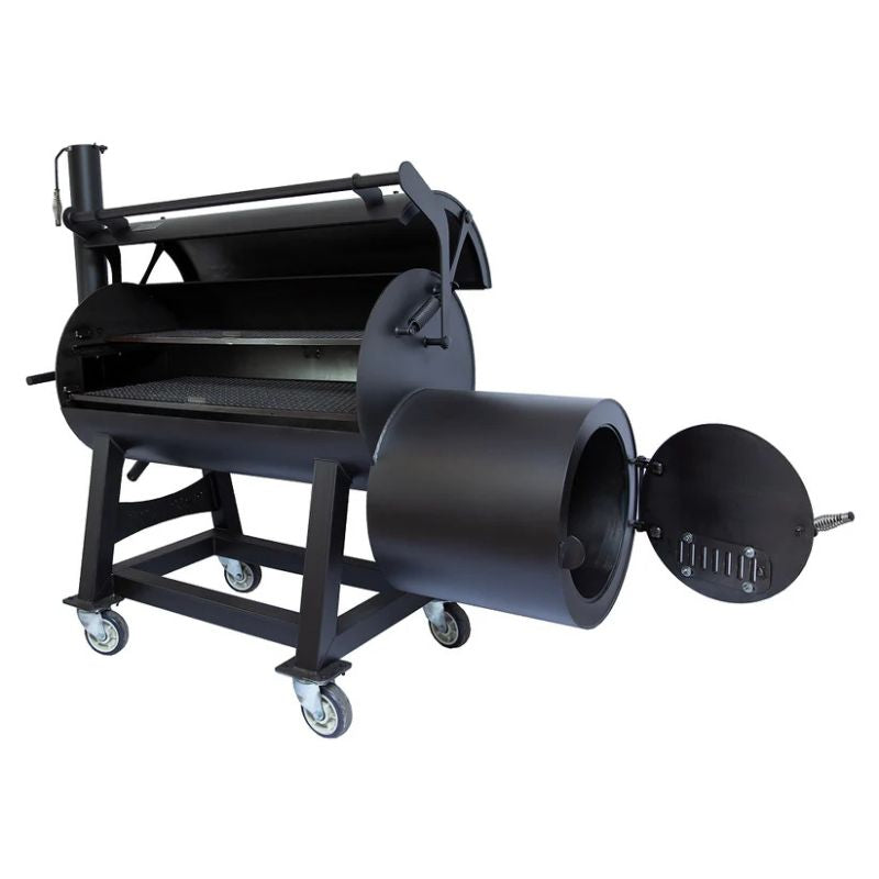 Old Country BBQ Pits G2 24x48 open lid