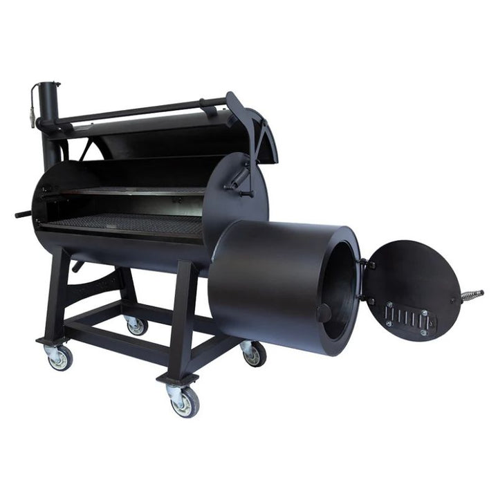 Old Country BBQ Pits G2 24x48 open lid