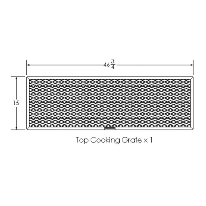 Old Country BBQ Pits G2 24x48 top grate size
