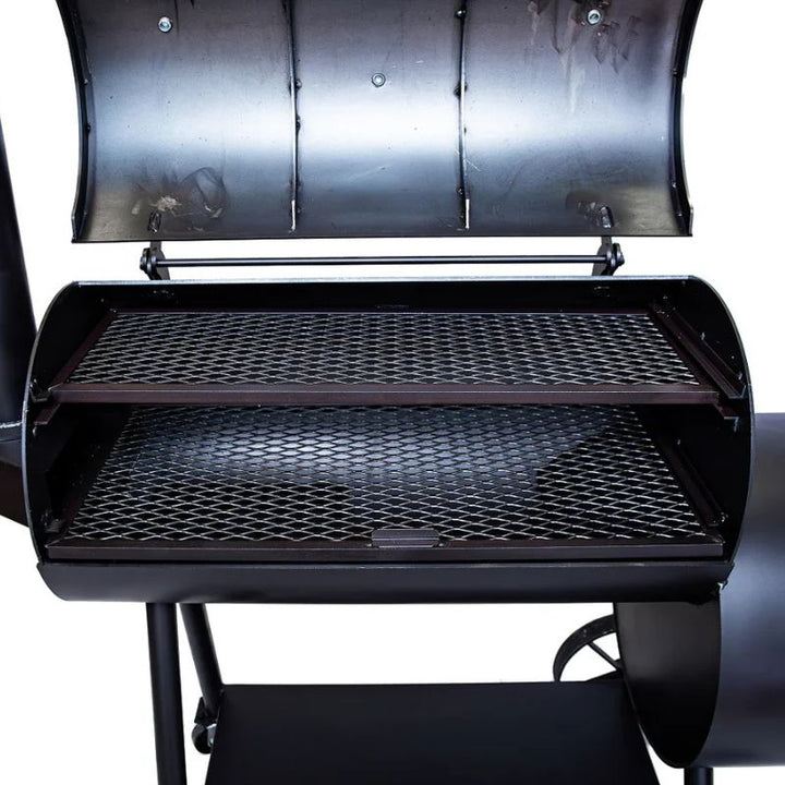 Old Country BBQ Pits Generation 2 Smoker open lid