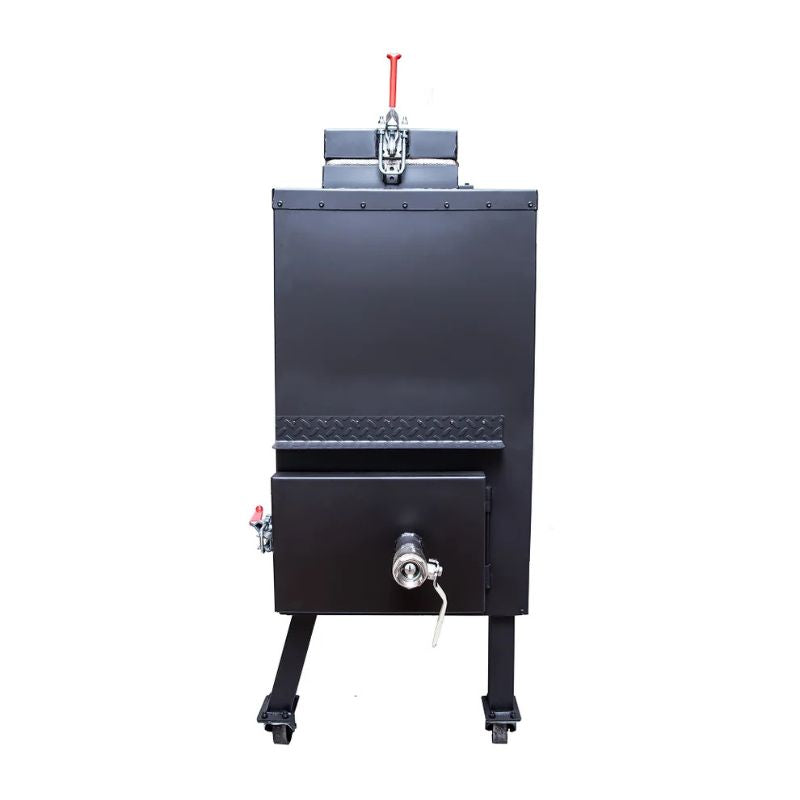 Insulated Charcoal Gravity Smoker Old Country BBQ Pits – Fire