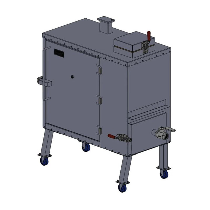 Old Country BBQ Pits Gravity Fed Smoker drawing