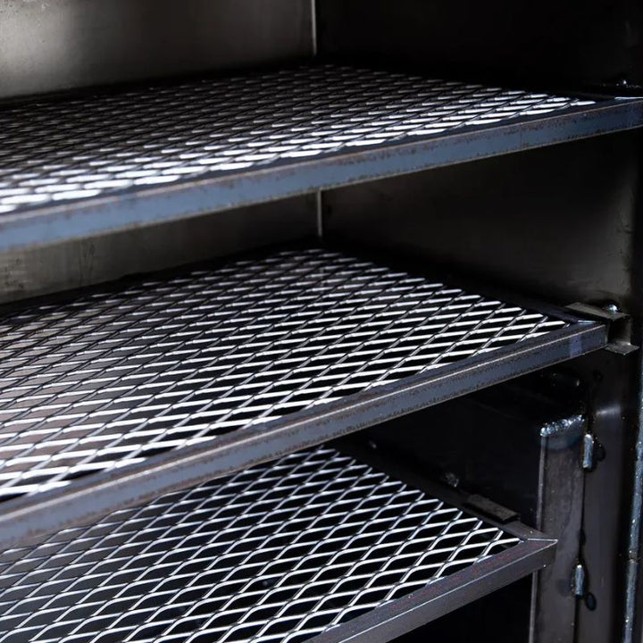 Old Country BBQ Pits Gravity Fed Smoker racks