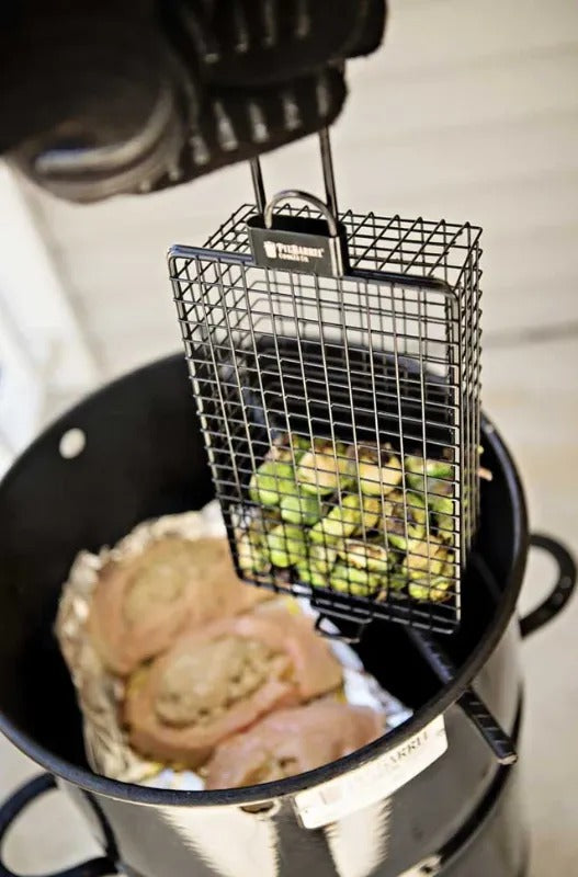 Pit Barrel Cooker All Purpose Basket cooking sprouts
