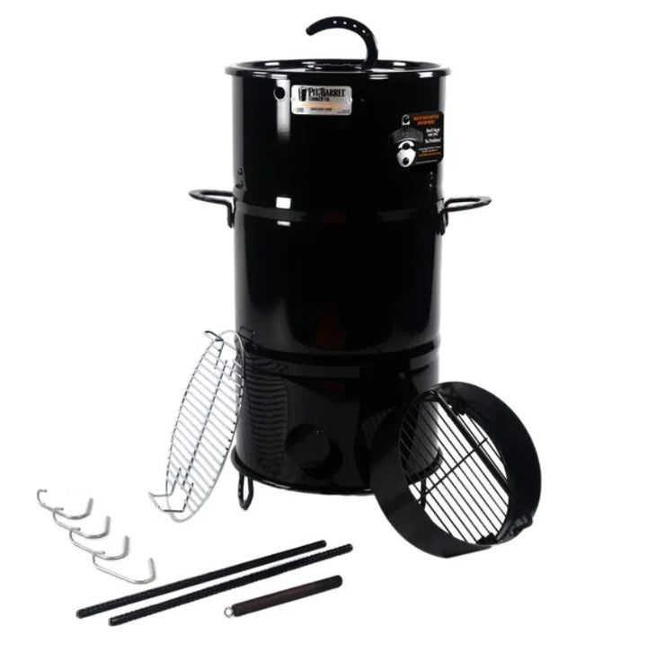 Pit Barrel Cooker Co Junior 14 inch with accessories