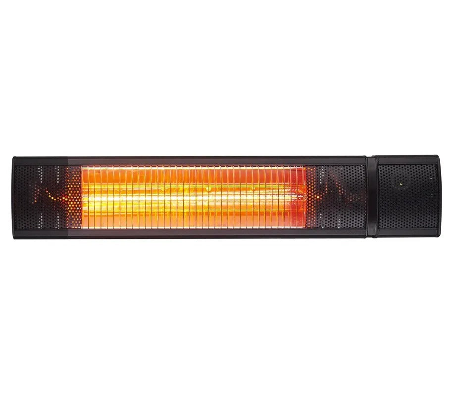 RADtec G15R 25 inch golden tube electric patio heater on