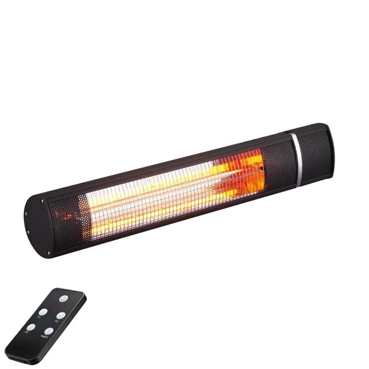 RADtec G15R 25 inch golden tube electric patio heater with remote