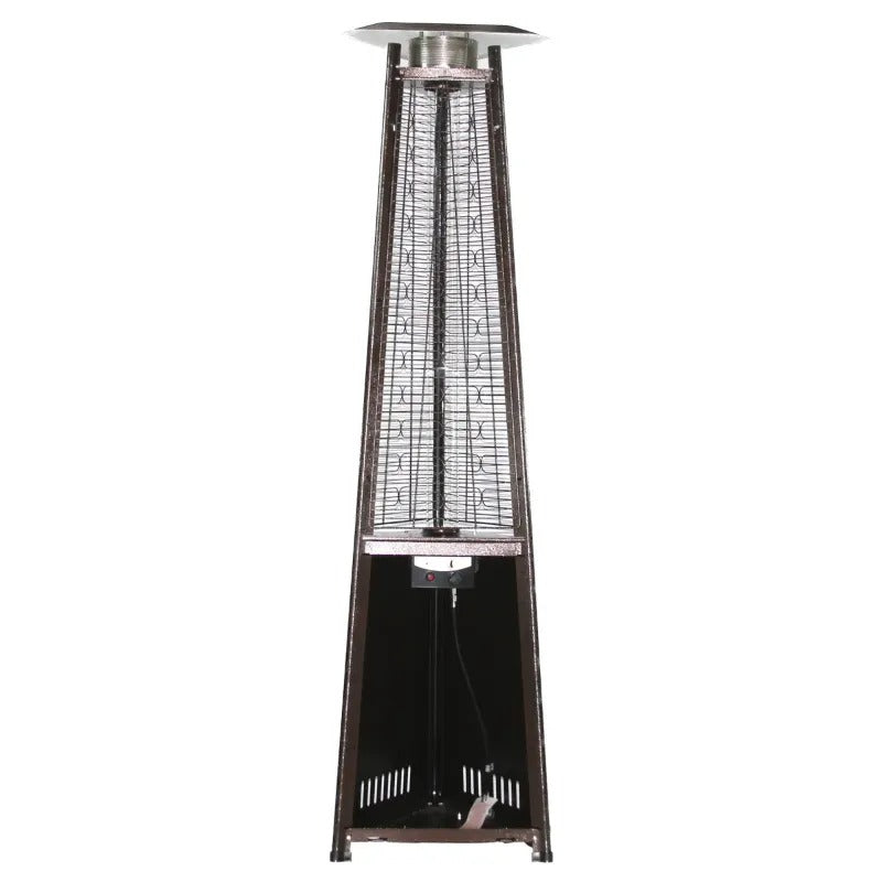 RADtec Pyramid Flame Propane Patio Heater Antique Bronze