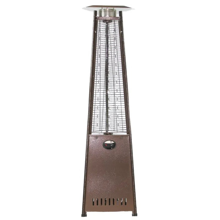 RADtec Pyramid Flame Propane Patio Heater Antique Bronze 93 inch