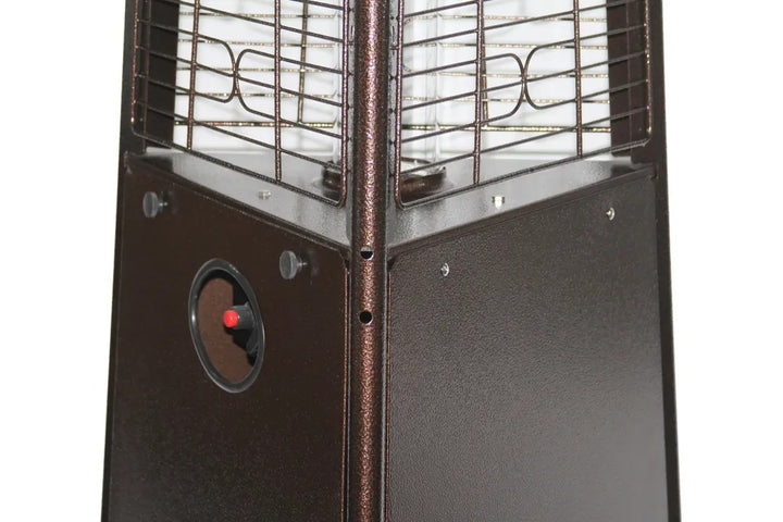 RADtec Pyramid Flame Propane Patio Heater Antique Bronze burner 2