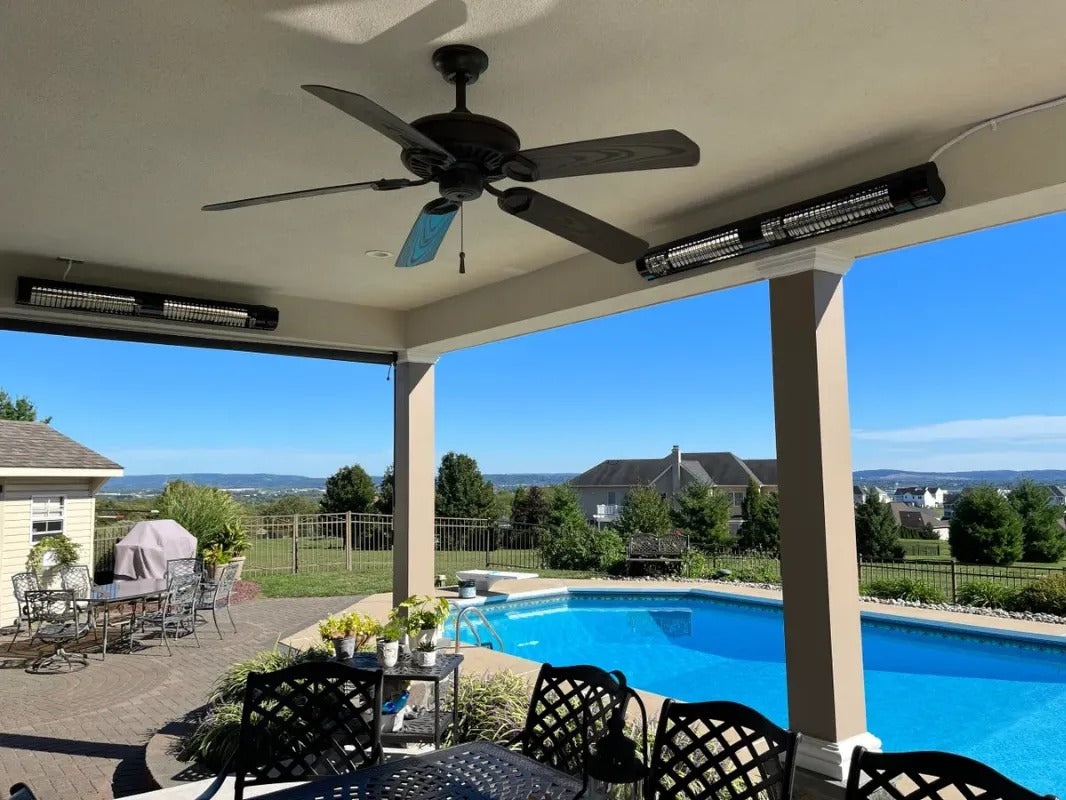 RADtec Torrid Series Patio Heaters poolside