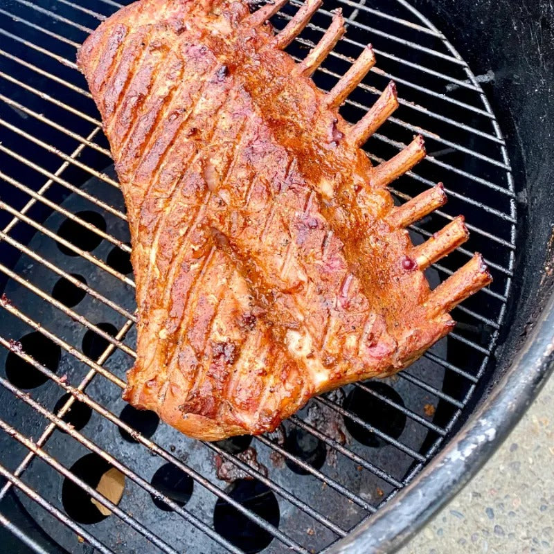 Rack of ribs on a Gateway smoker