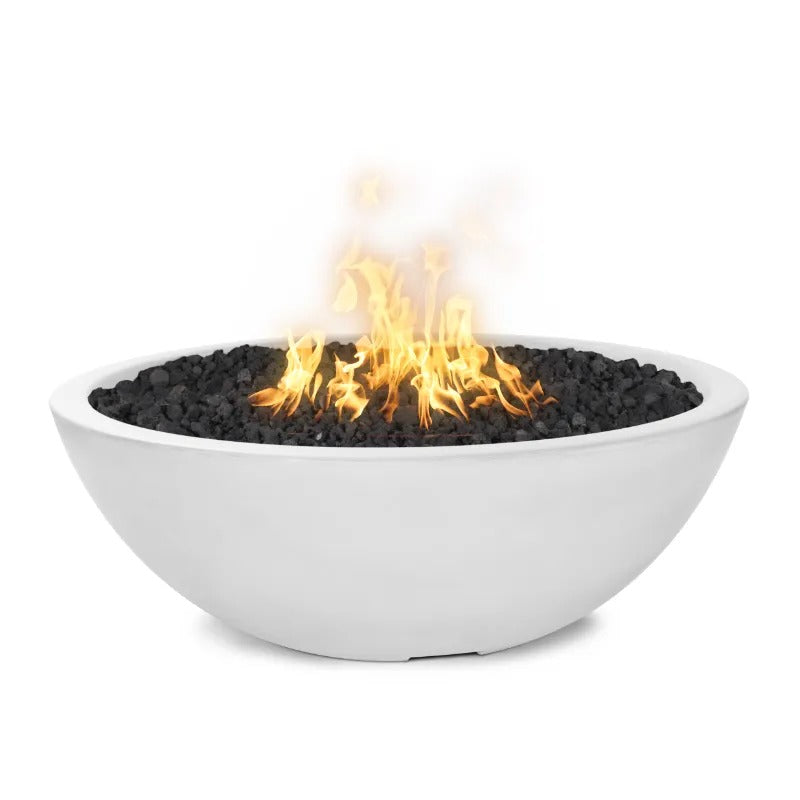 Sedona fire bowl GFRC white