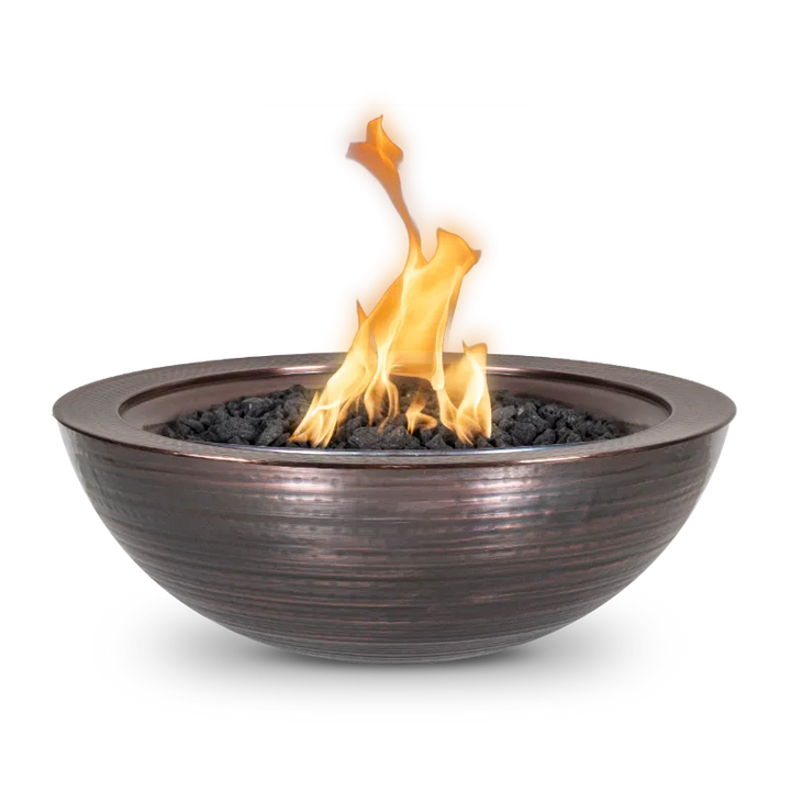 Sedona fire bowl hammered copper