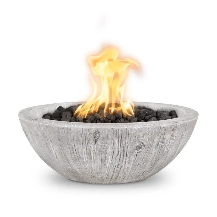 Sedona fire bowl ivory wood grain