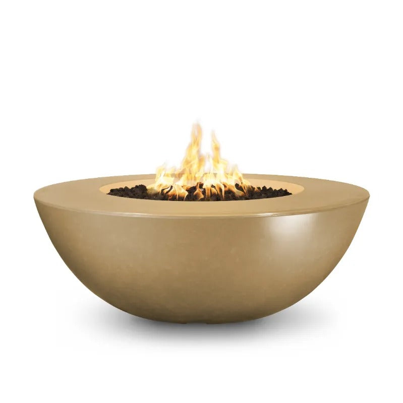 Sedona wide ledge fire bowl brown