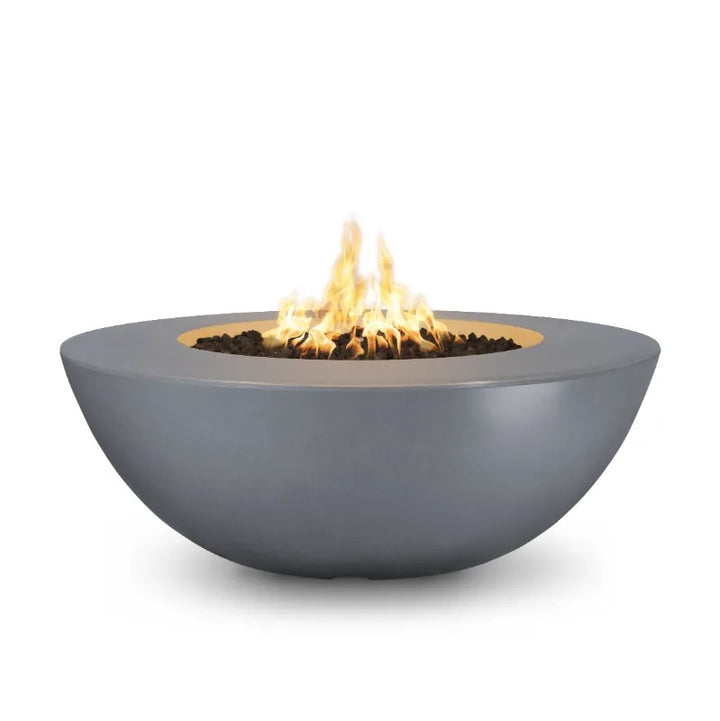 Sedona wide ledge fire bowl gray