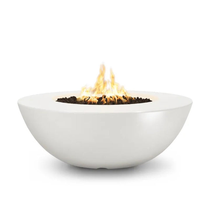 Sedona wide ledge fire bowl limestone