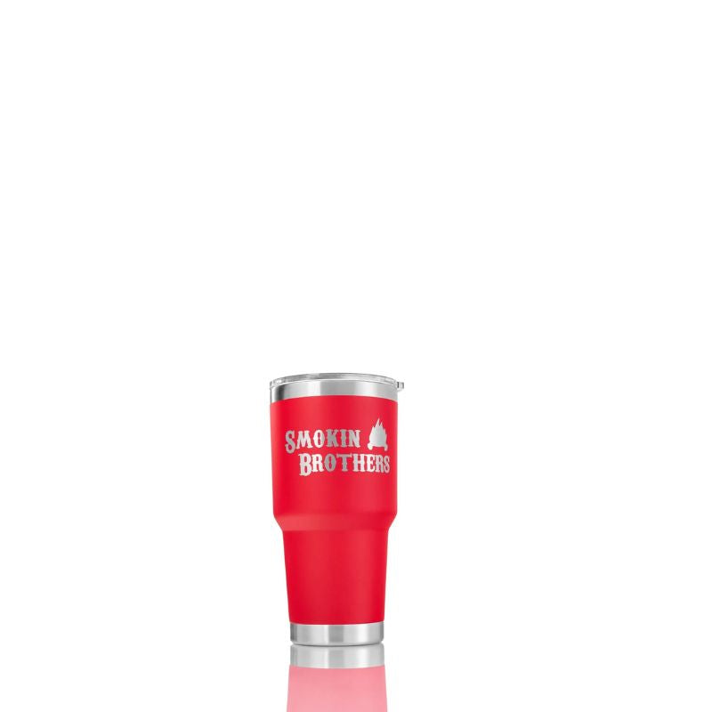 Smokin Brothers 32 Oz Tumbler red