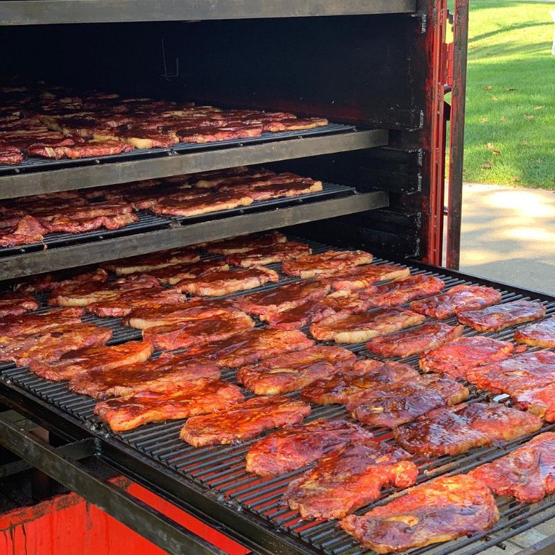 Smokin Brothers Commercial Big Red finished cook