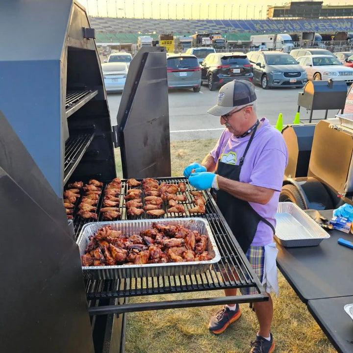 Smokin Brothers Commercial Shack loading grills