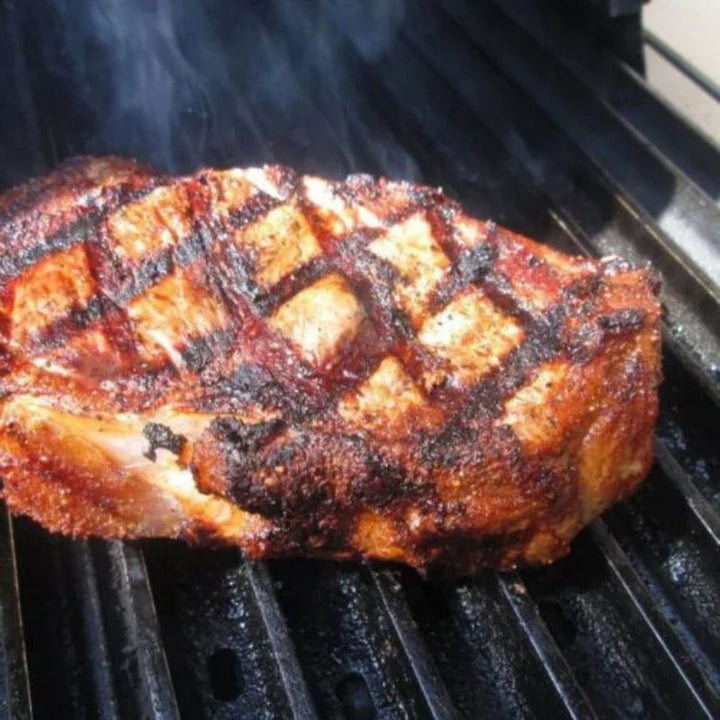 Smokin Brothers GrillGrate cooking meat
