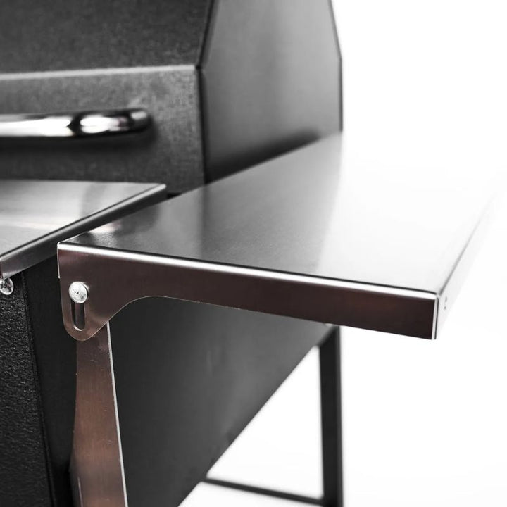 Stainless Steel Side Shelf Premier And Premier Plus Models side view