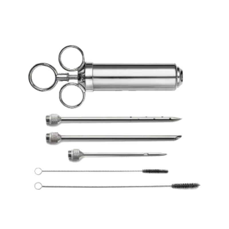 Stainless steel marinade injector set 6 piece