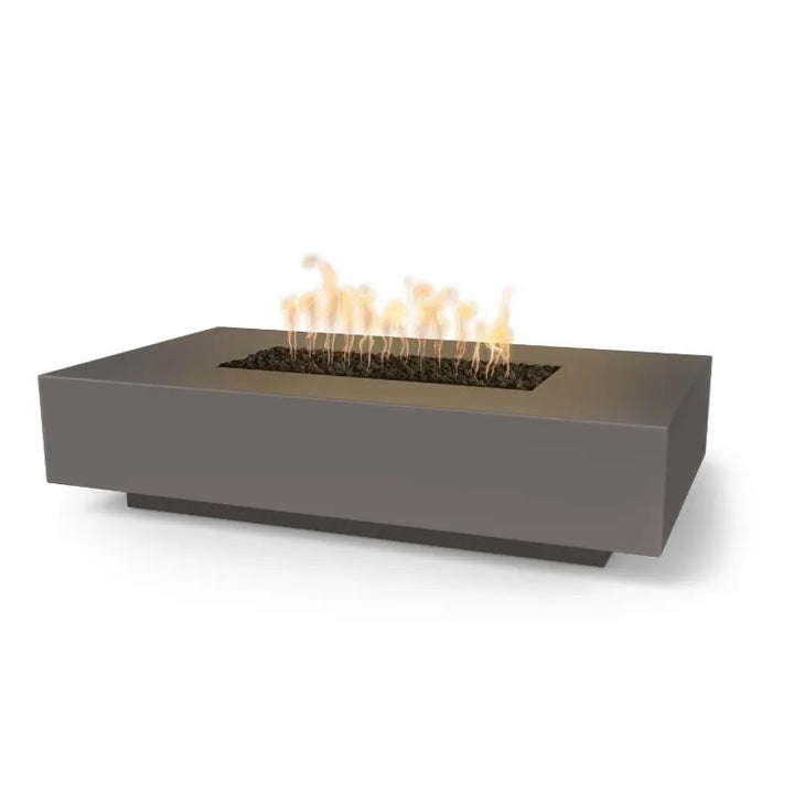 The Outdoor Plus Cabo Linear Fire Pit GFRC chestnut
