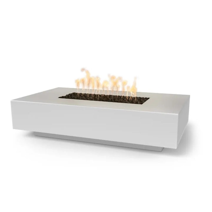 The Outdoor Plus Cabo Linear Fire Pit GFRC limestone
